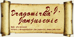 Dragomirka Janjušević vizit kartica